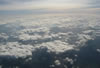 Een bewolkte vlucht